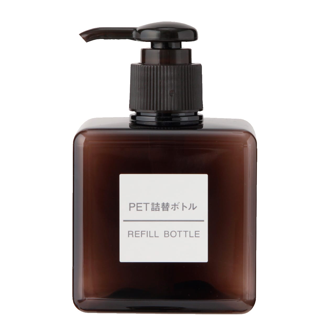 ＰＥＴ詰替ボトル　ブラウン　２５０ｍｌ用