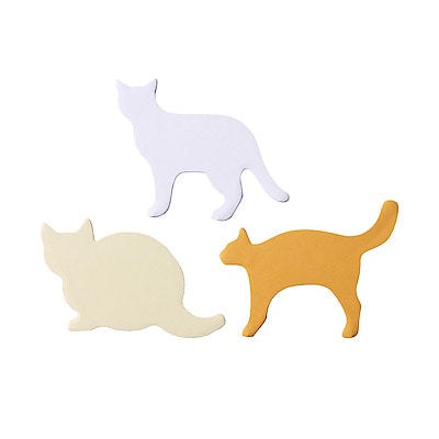 植林木ペーパー付箋紙 ネコx3種 各20枚 ノート 付箋 文房具 事務用品 通販 無印良品 植林木ペーパー付箋紙 ネコx3種 各20枚 ノート 付箋 文房具 事務用品 通販 無印良品