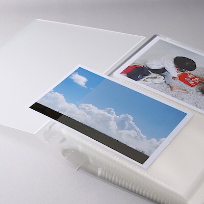 ポリプロピレン高透明フィルムアルバム・2段 L判・264枚用