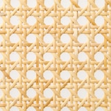 ブナ材曲げ木チェア・編座（籐）／ブラウン