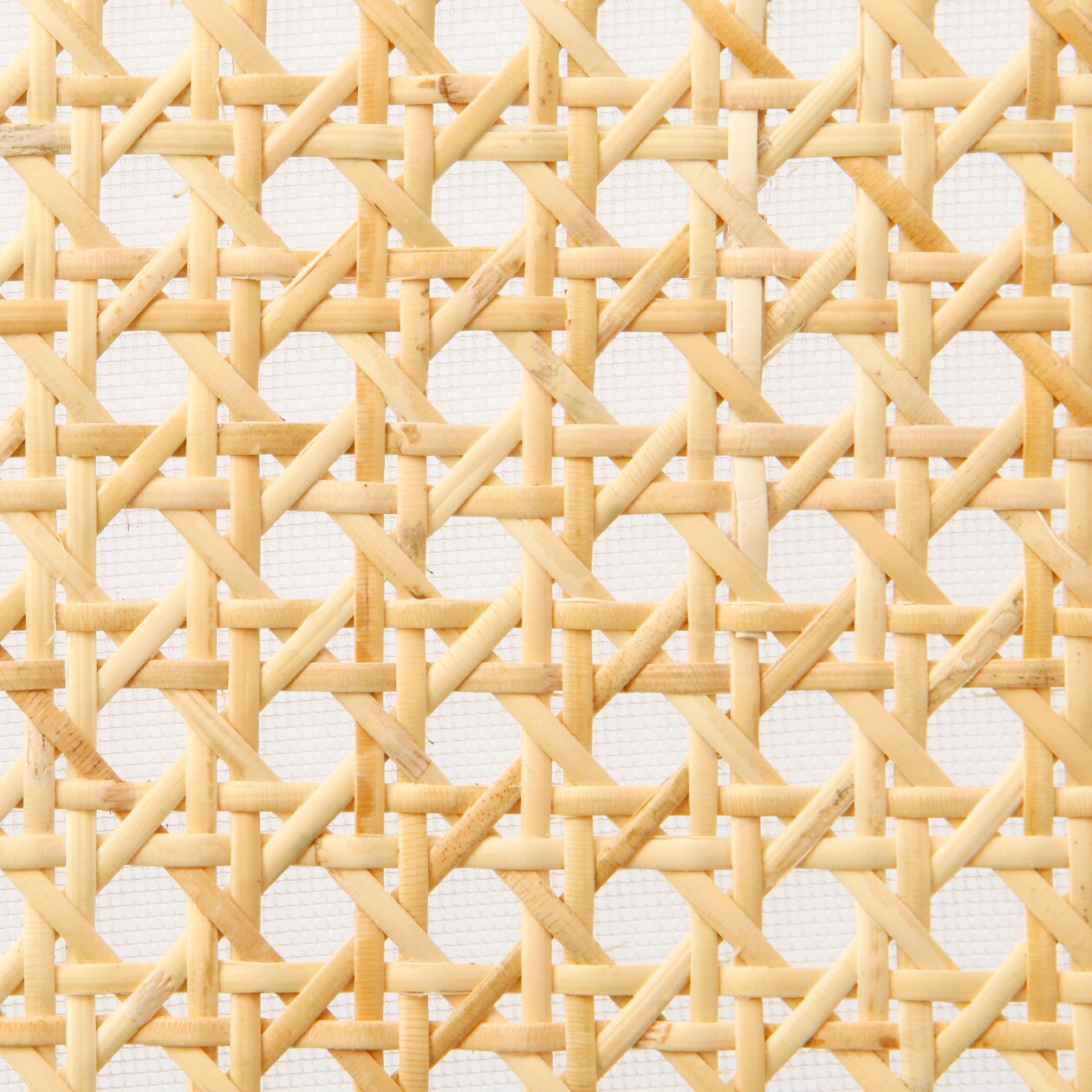 ブナ材曲げ木チェア・編座（籐）／ブラウン