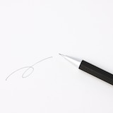 木軸六角シャープペン・消しゴム付