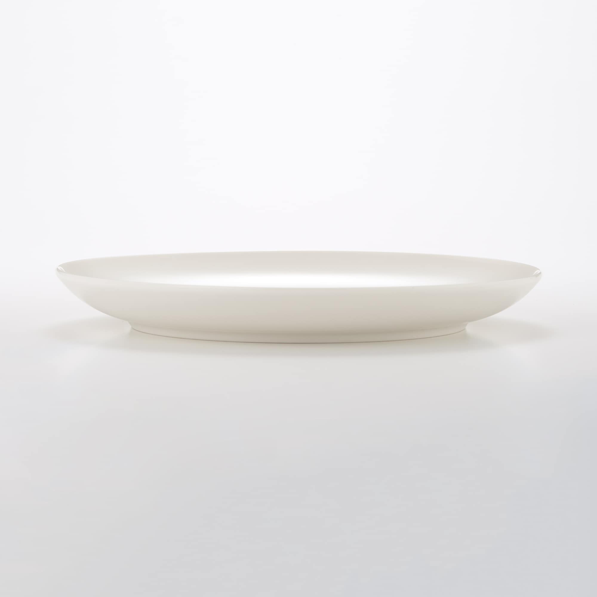 磁器ベージュ皿・大