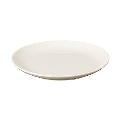 磁器ベージュ皿・中　約直径１９×高さ２ｃｍ