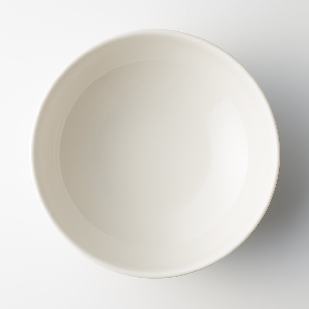 磁器ベージュボール・大 約直径１６．５×高さ７ｃｍ | 磁器ベージュ 食器 通販 | 無印良品