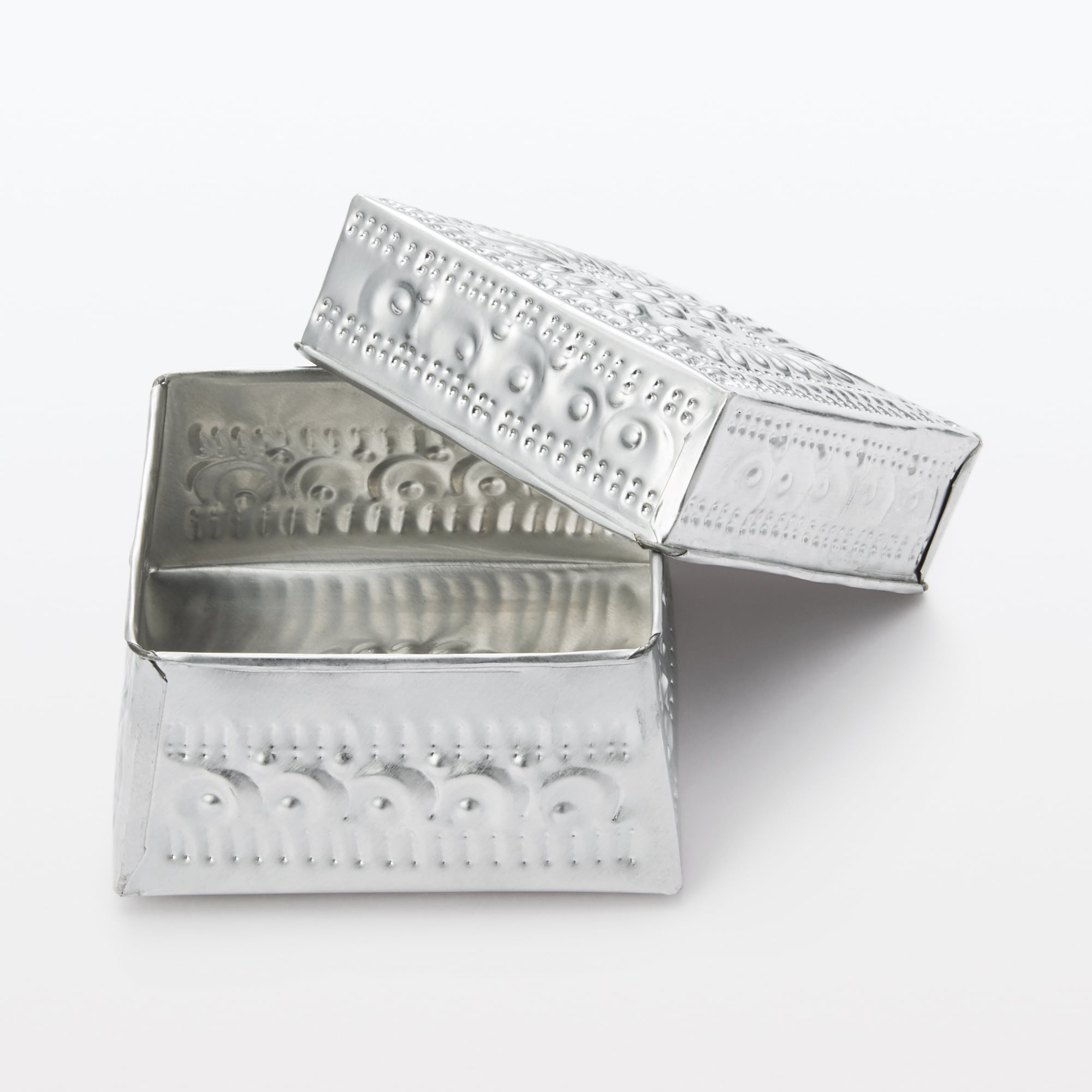 アルミの小箱　小