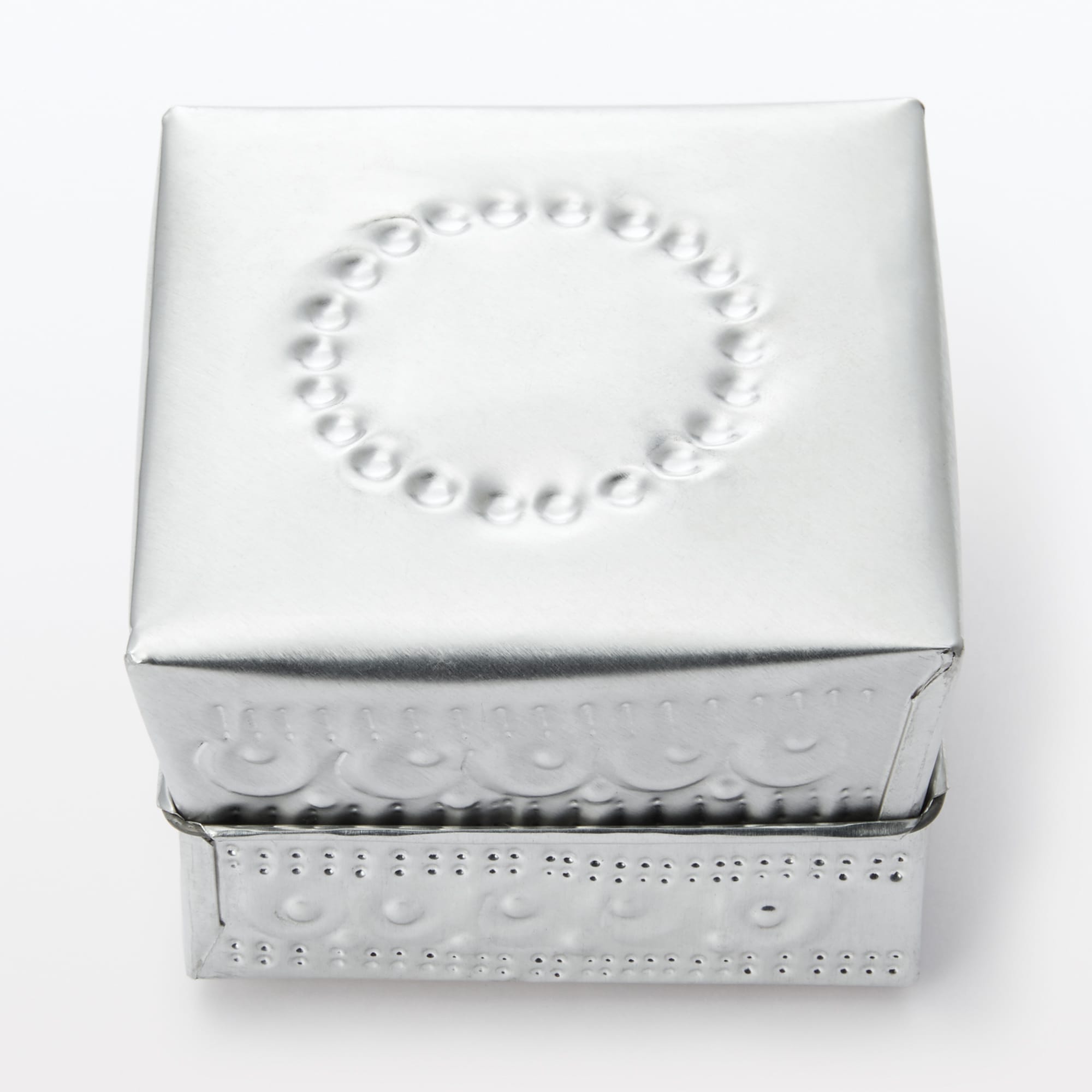 アルミの小箱　小