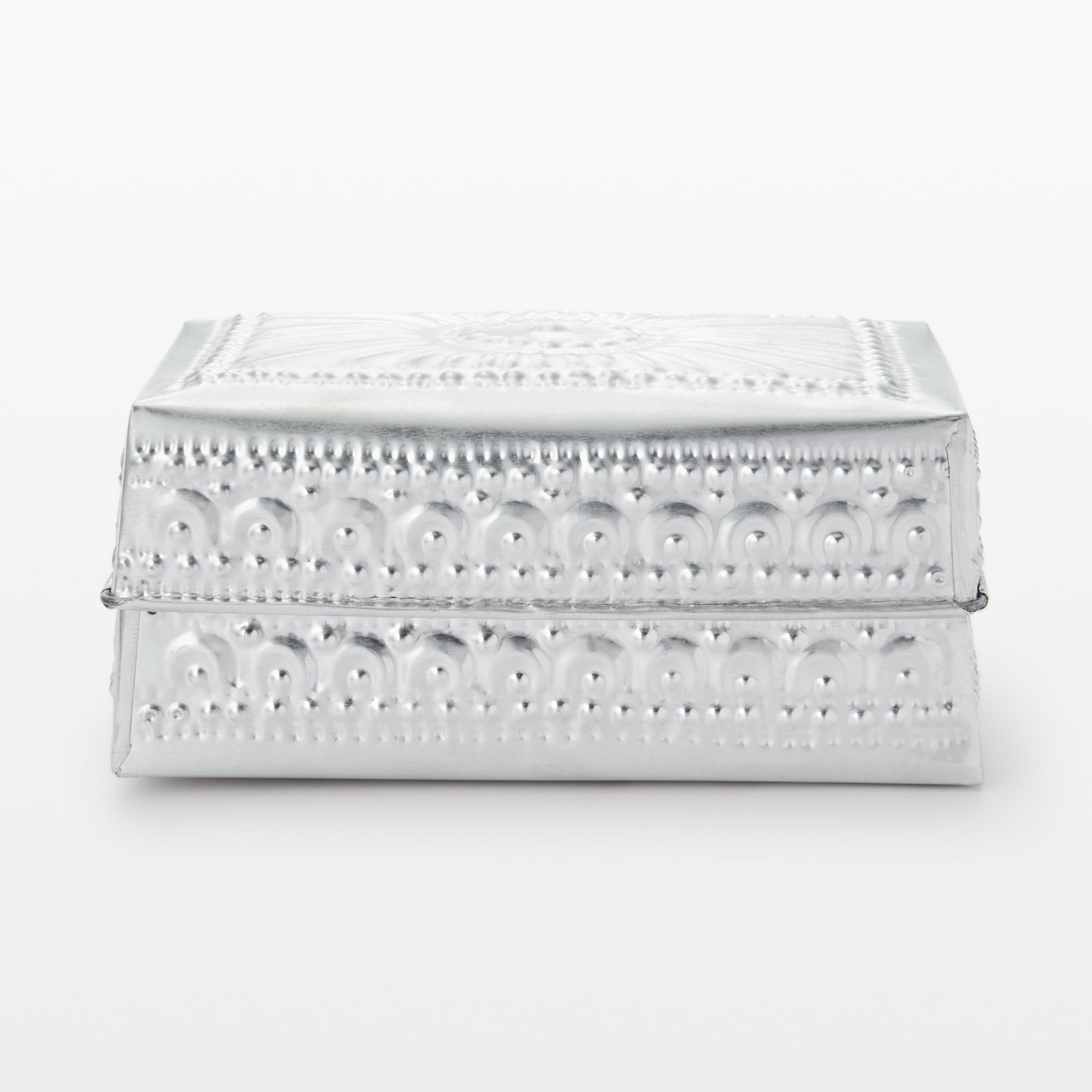 アルミの小箱　長方形