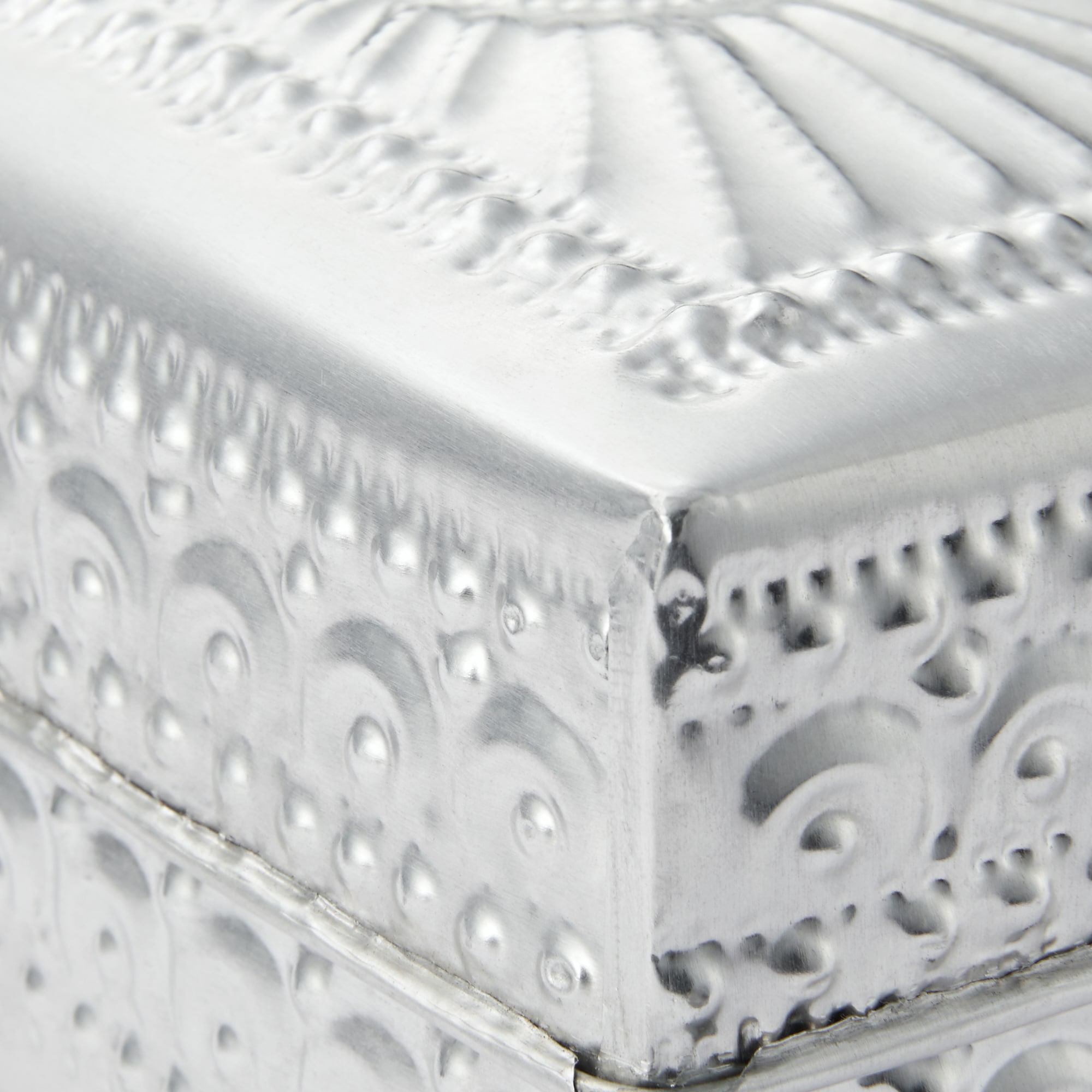 アルミの小箱　長方形