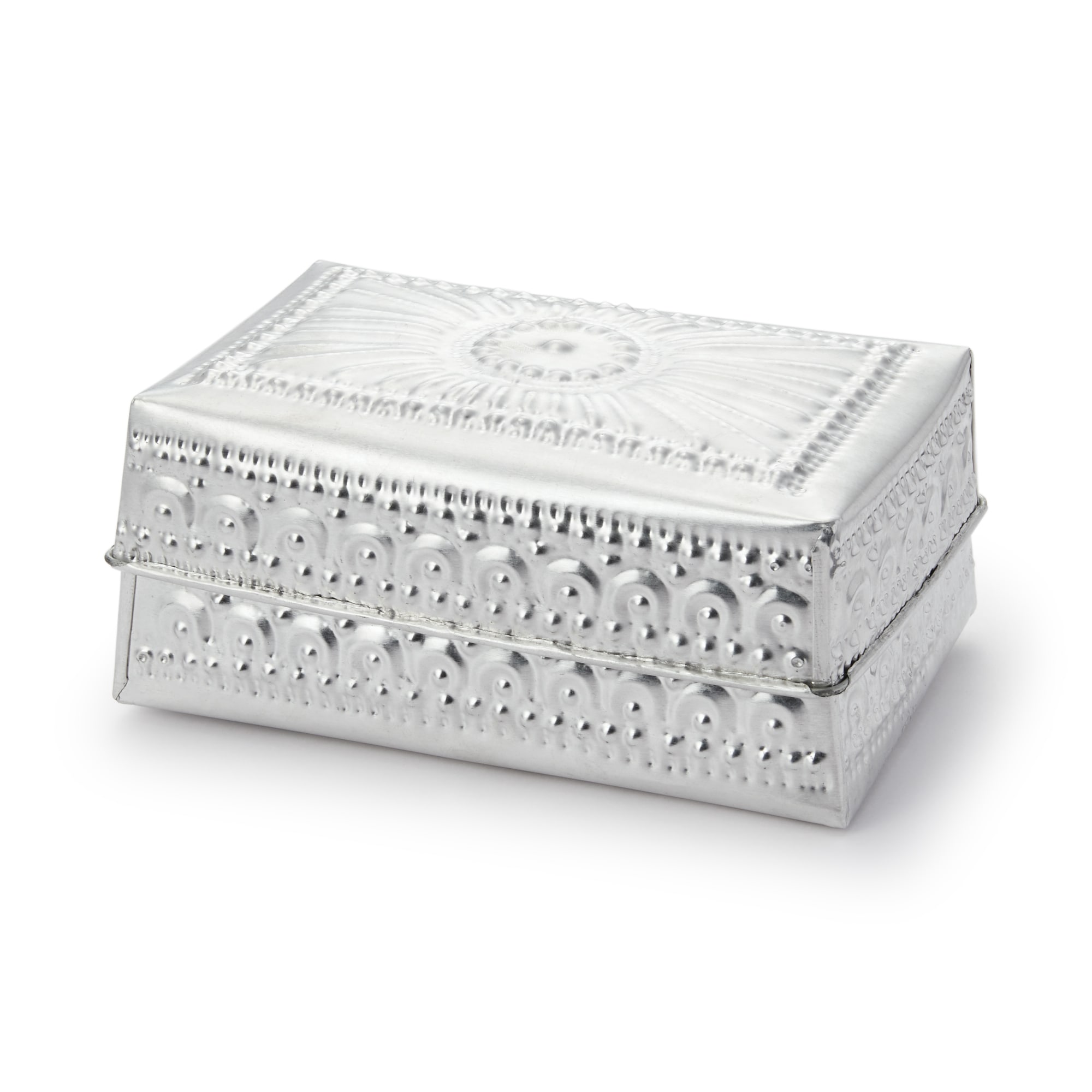 アルミの小箱　長方形