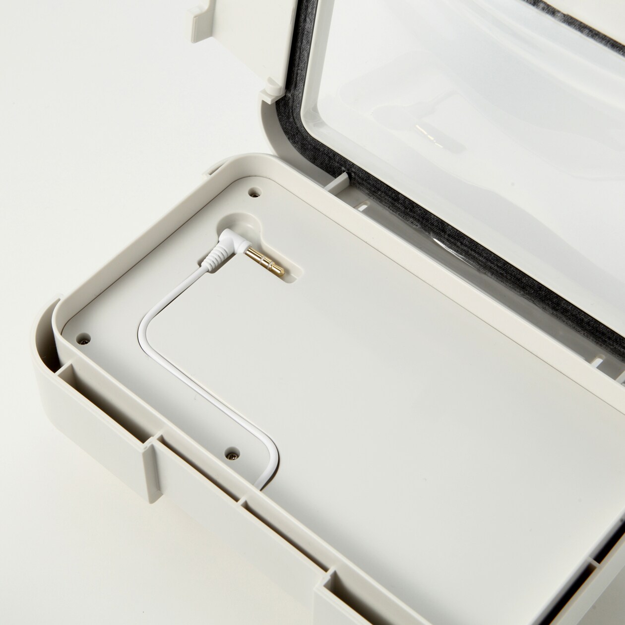 スマートフォン用防沫スピーカー