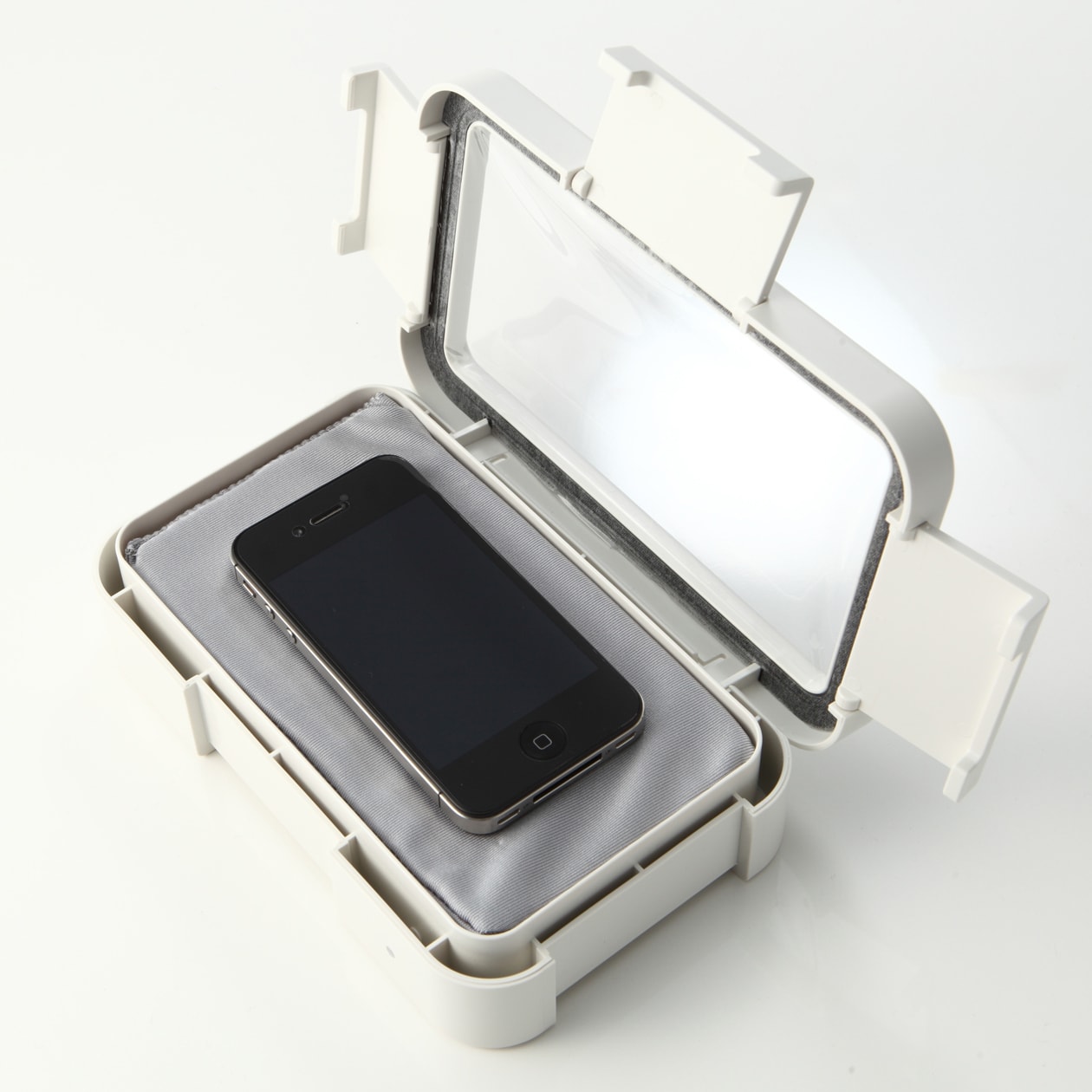 スマートフォン用防沫スピーカー