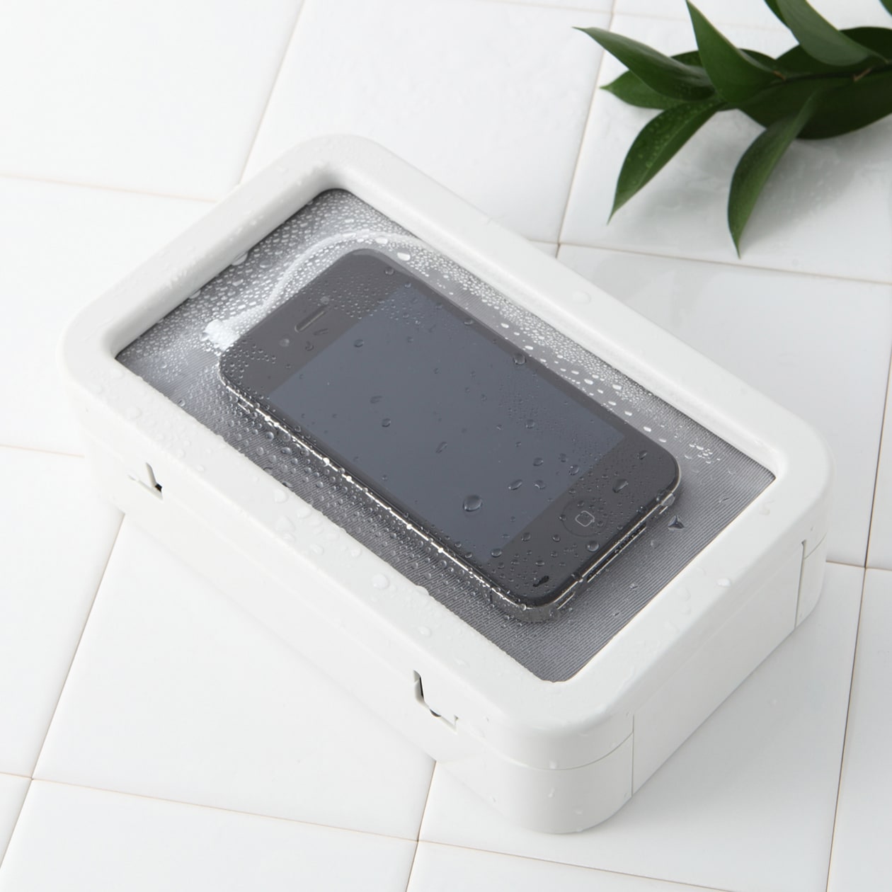 スマートフォン用防沫スピーカー