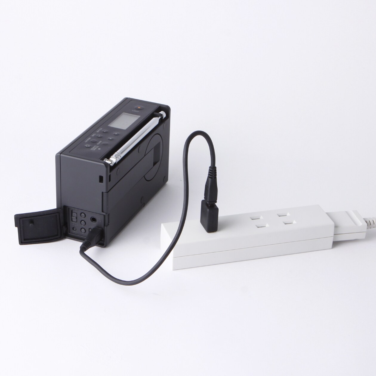 充電ラジオ（ＬＥＤライト・時計機能付）