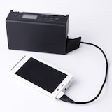 充電ラジオ（ＬＥＤライト・時計機能付）