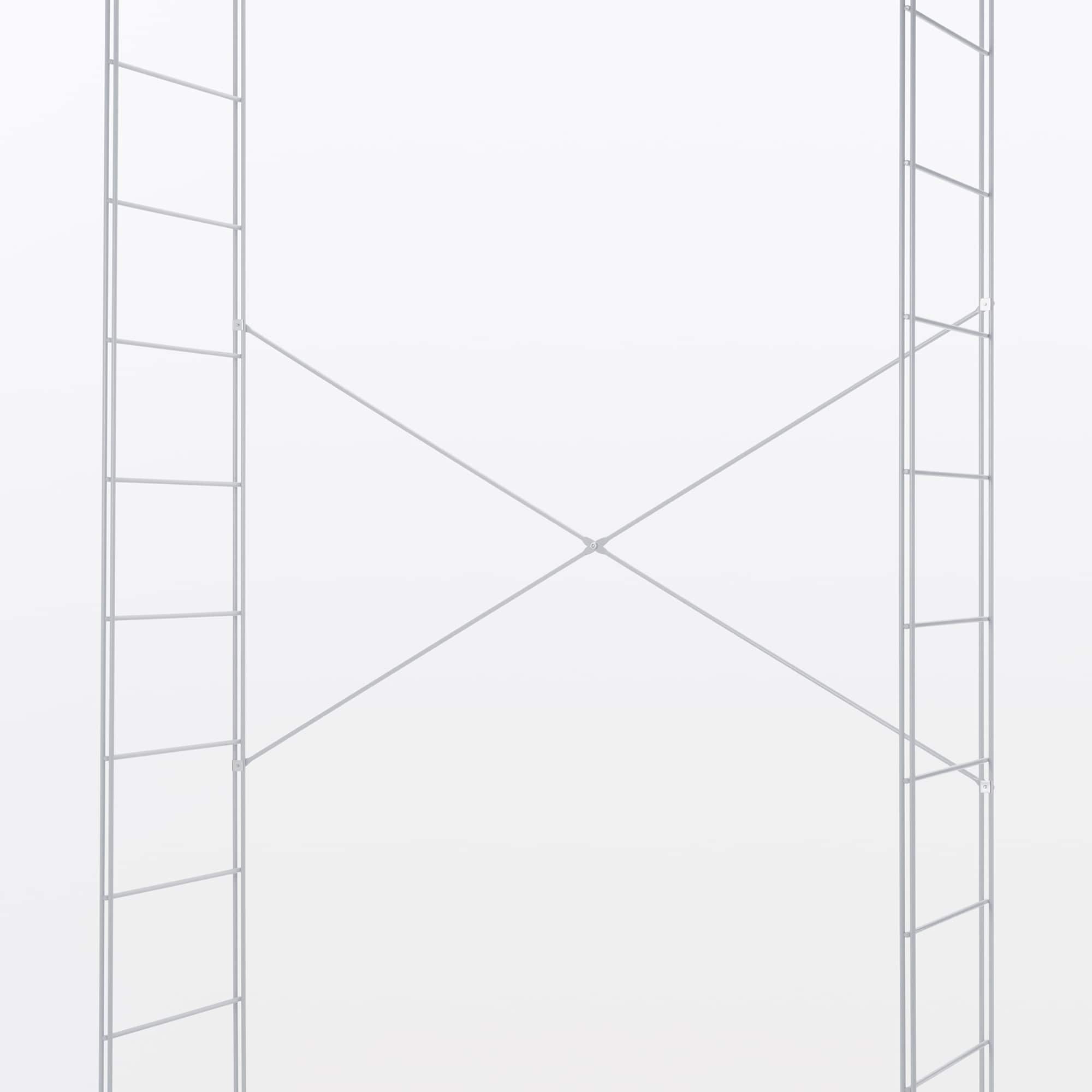 スチールユニットシェルフ用クロスバー・特大・グレー