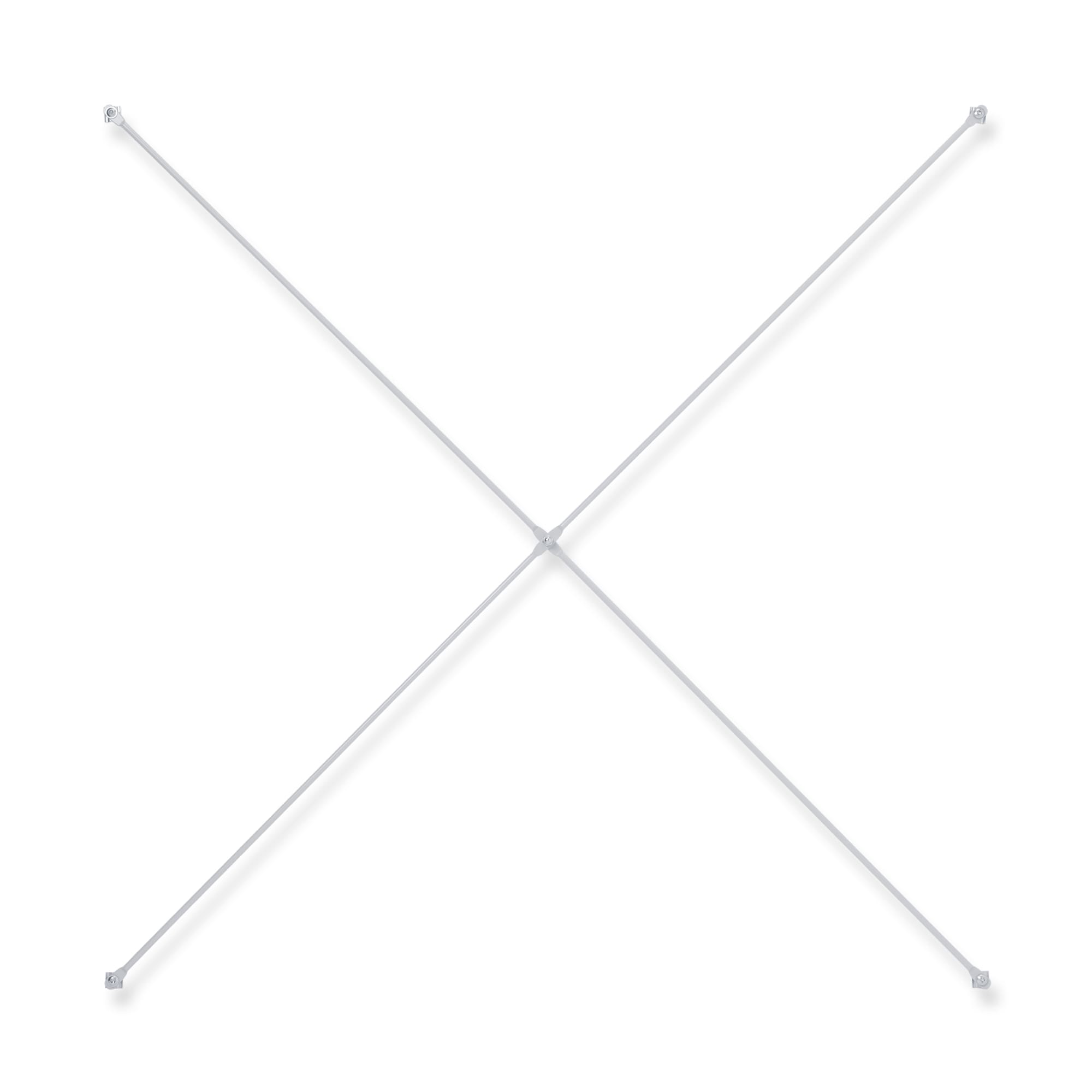 スチールユニットシェルフ用クロスバー・特大・グレー