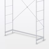 スチールユニットシェルフ用帆立補強パーツ・奥行２５ｃｍ用・グレー