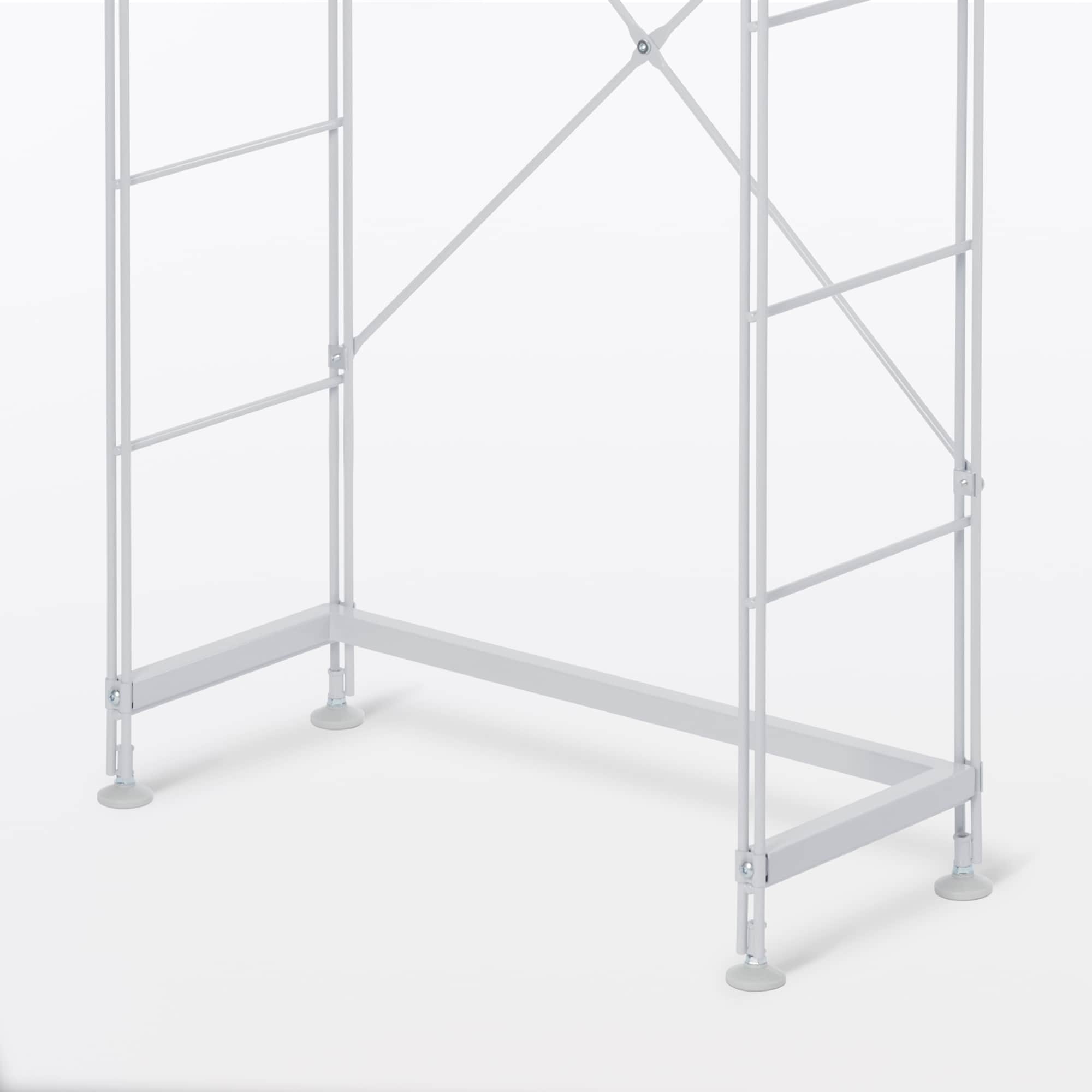 スチールユニットシェルフ用帆立補強パーツ・奥行２５ｃｍ用・グレー