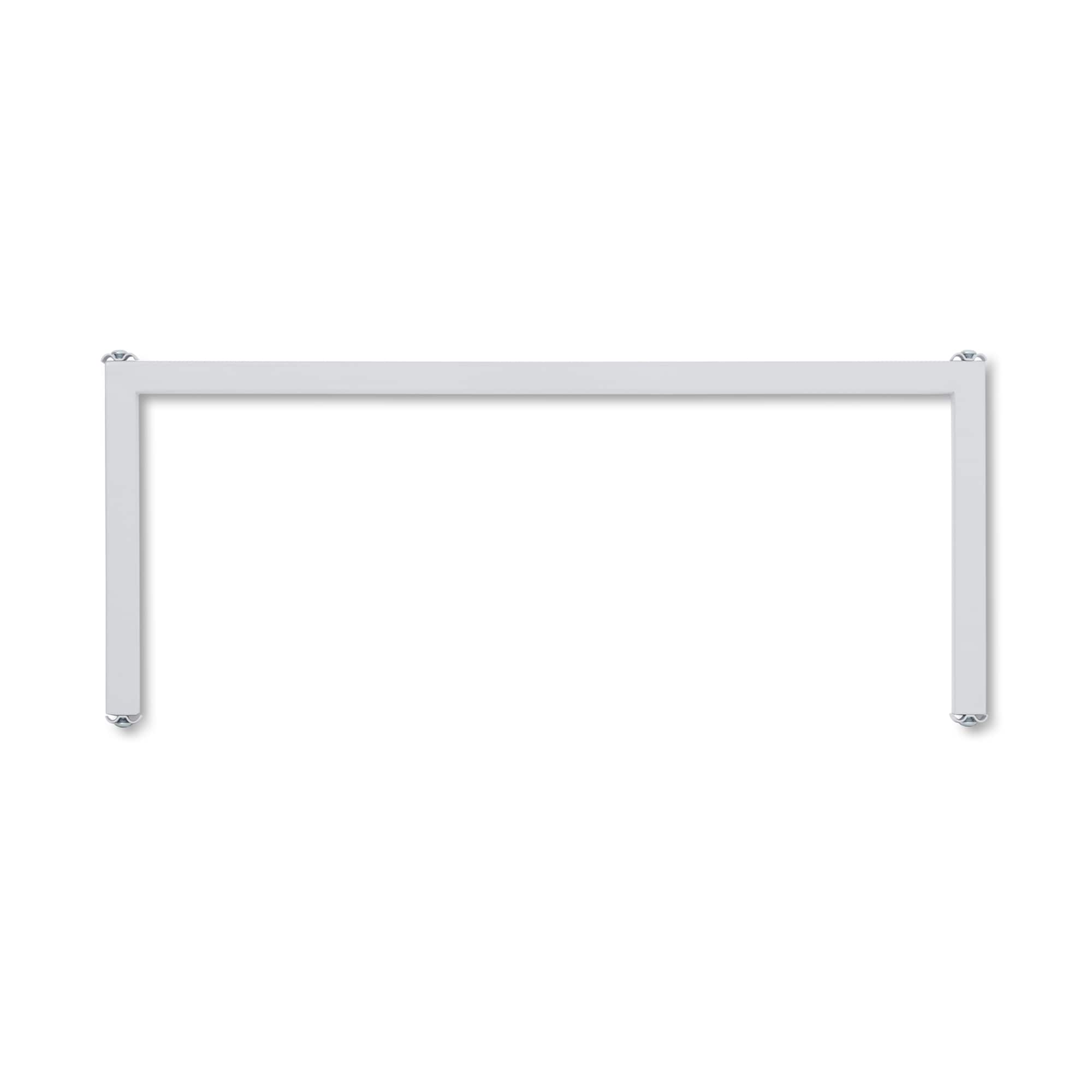 スチールユニットシェルフ用帆立補強パーツ・奥行25cm用・グレー