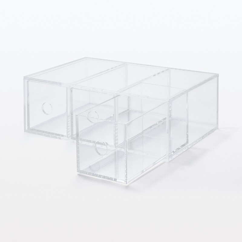 アクリル小物収納・3段 | 無印良品