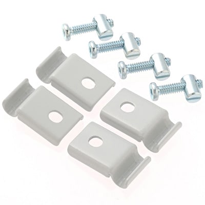 【パーツ】グレーＳＵＳ木製棚用コーナーフック１枚分