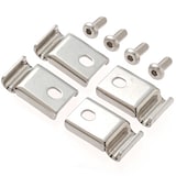 【パーツ】ステンレスユニットシェルフ／ステンレス棚用コーナーフック・１枚分