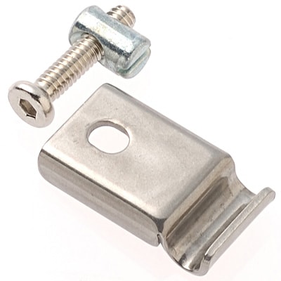 【パーツ】ステンレスユニットシェルフ／タモ材棚用コーナーフック・１個