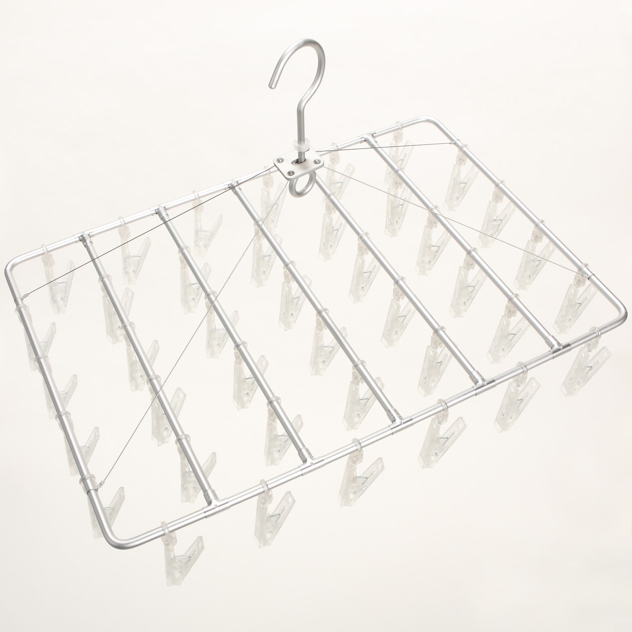 アルミ角型ハンガー　大　ポリカーボネートピンチ仕様