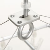 アルミ角型ハンガー　小　ポリカーボネートピンチ仕様