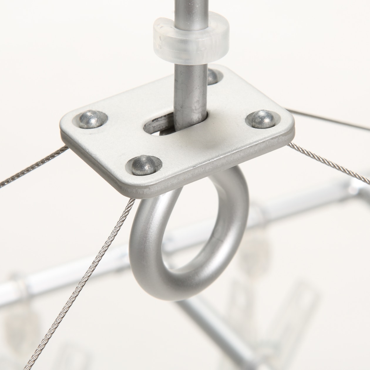 アルミ角型ハンガー　小　ポリカーボネートピンチ仕様