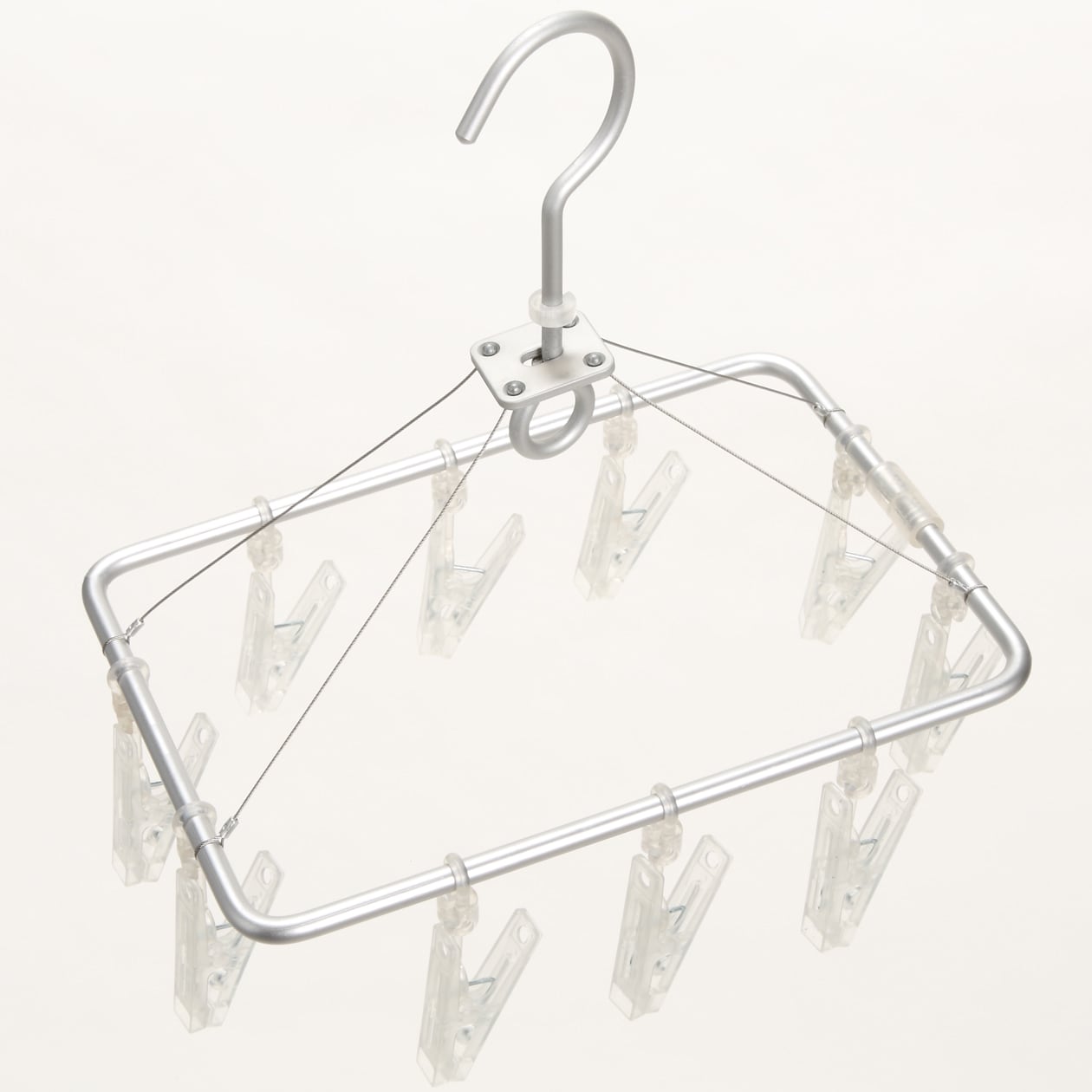 アルミ角型ハンガー　小　ポリカーボネートピンチ仕様