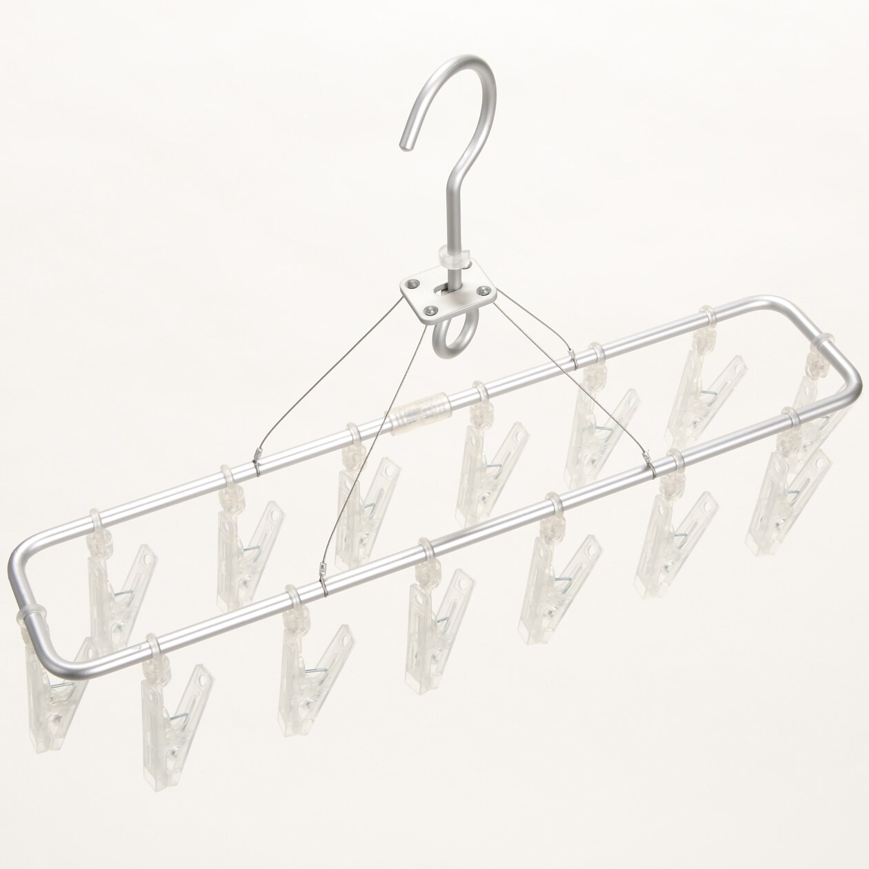 アルミ角型ハンガー 薄型 ポリカーボネートピンチ仕様 | 無印良品