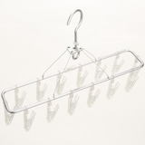 アルミ角型ハンガー　薄型　ポリカーボネートピンチ仕様