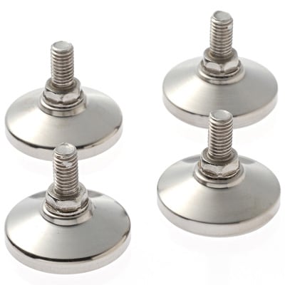 【パーツ】ステンレスユニットシェルフ／アジャスター・４個組