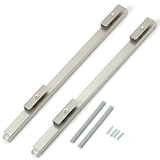 【パーツ】バスケット用サイドレール２本組（ストッパーピン付）・ステンレス用