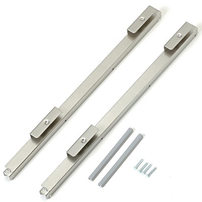 【パーツ】バスケット用サイドレール２本組（ストッパーピン付）・ステンレス用