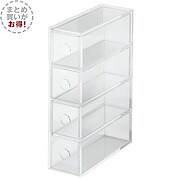 アクリルメガネ 小物ケース用ベロア内箱仕切 グレー 約幅５ 奥行１６ ５ 高さ２ ５ｃｍ 通販 無印良品