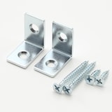 【パーツ】パイン材ユニットシェルフ用転倒防止金具セット