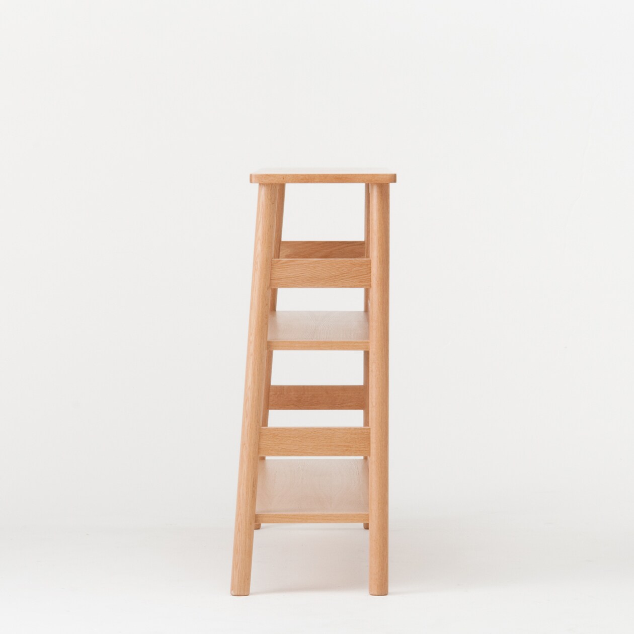 オーク材シェルフ３段ワイド