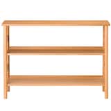 オーク材シェルフ３段ワイド