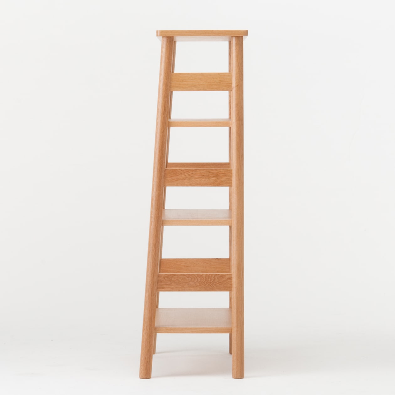 オーク材シェルフ４段