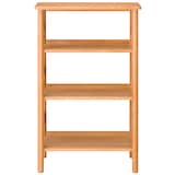 オーク材シェルフ４段