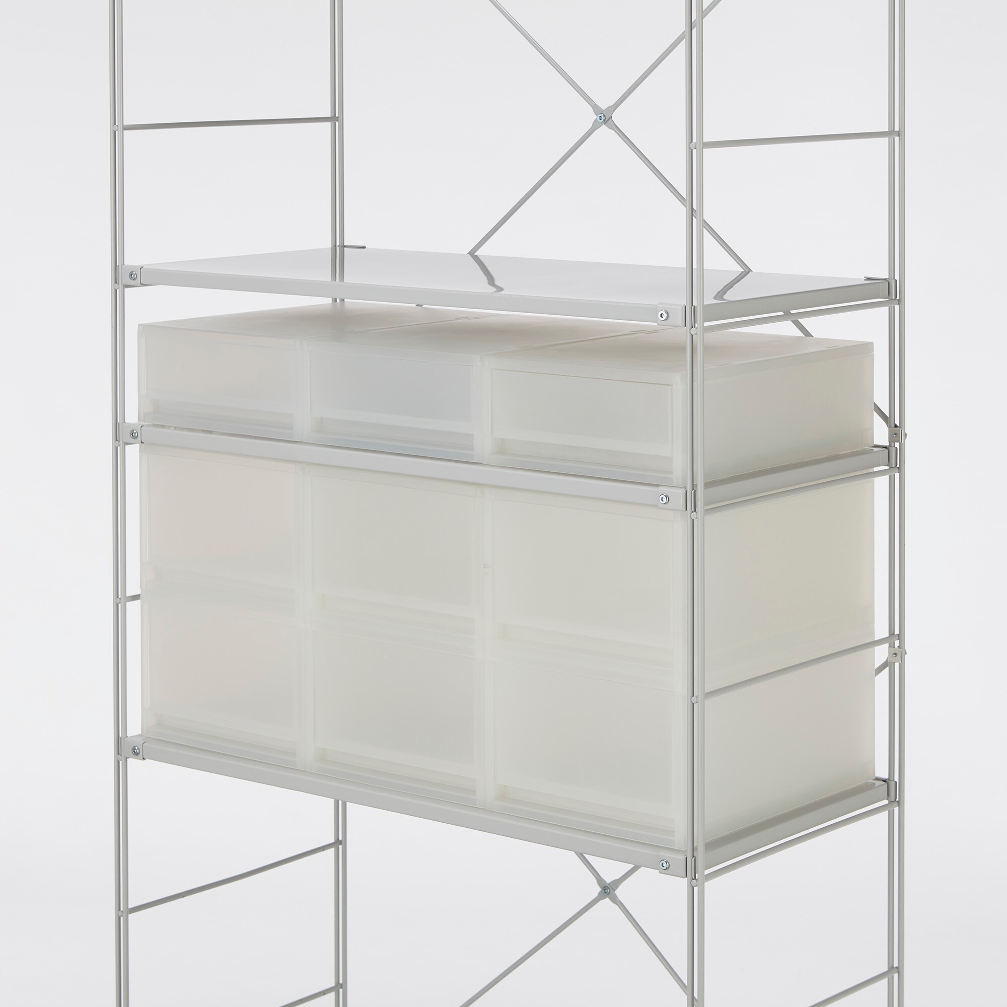 【まとめ買い】ＰＰケース・引出式・浅型