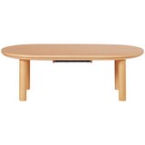 楕円こたつ本体・ナチュラル