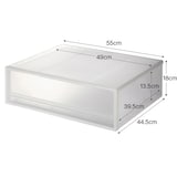 ポリプロピレン収納ケース・引出式・横ワイド・小