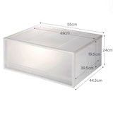 ポリプロピレン収納ケース・引出式・横ワイド・大