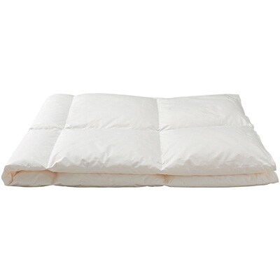 中国産ホワイトグース手選別羽毛薄掛ふとん・Ｑ（ダブルベッド対応）