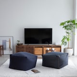 重なるラタン長方形バスケット・中