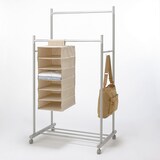 スチール水平ハンガー・ダブル